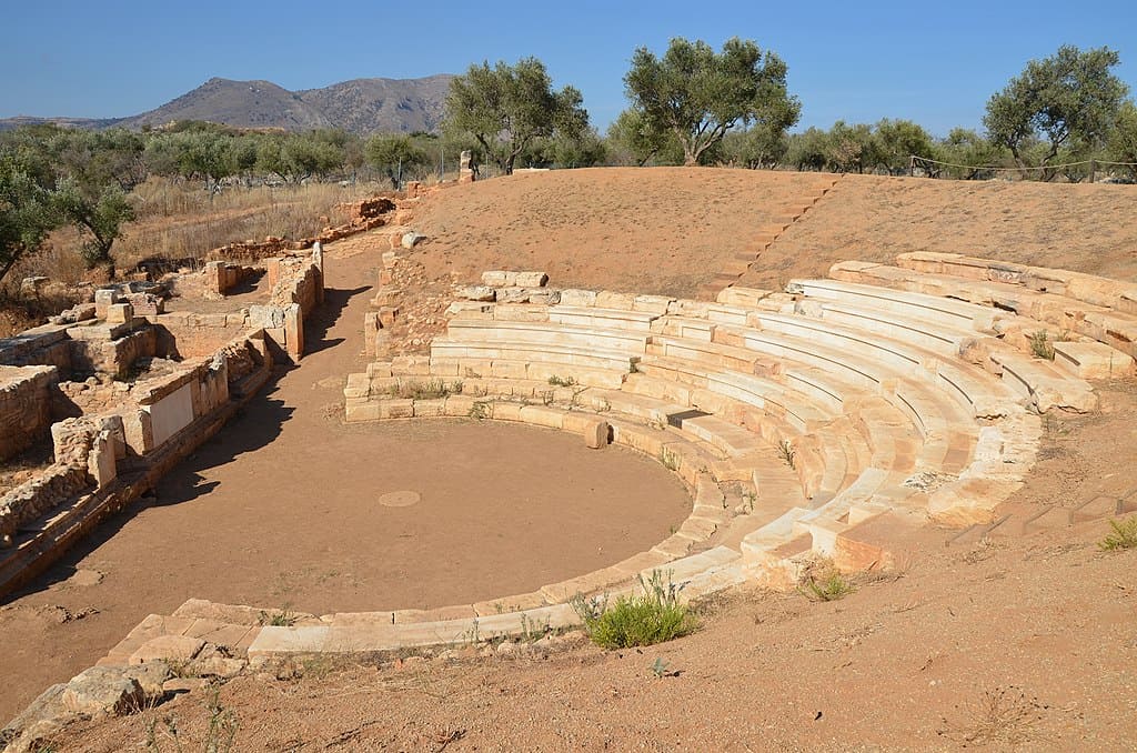 Amphitheater, Aptera. Following Hadrian, - A brief history of Crete